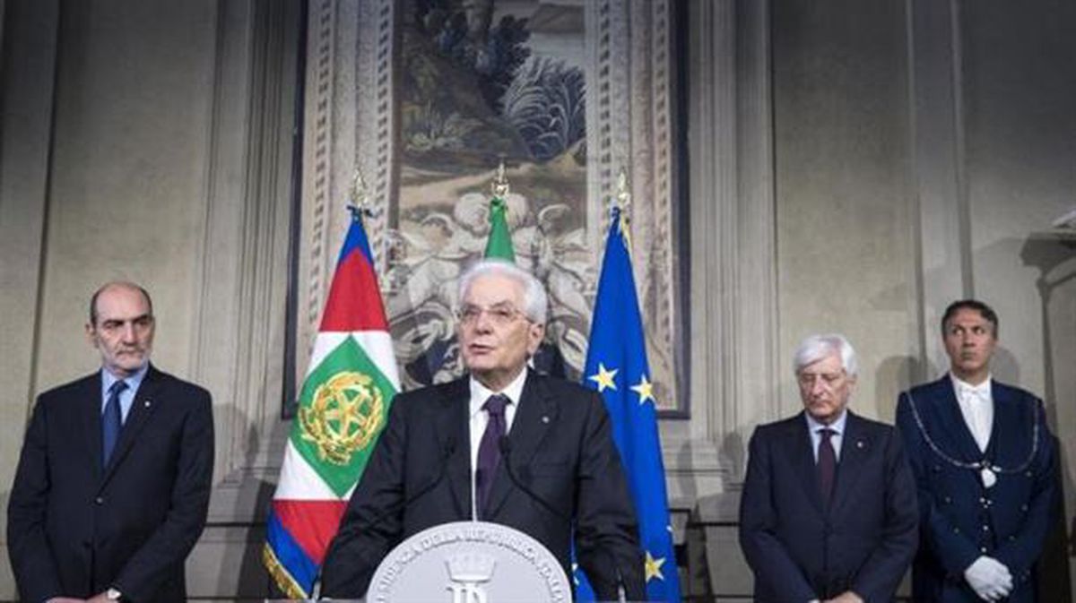Sergio Mattarella Italiako presidentea. Argazkia: EFE