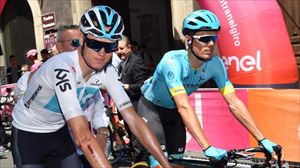 4. etapa. Chirs Froome eta Luis Leon Sanchez. Argazkia: Efe