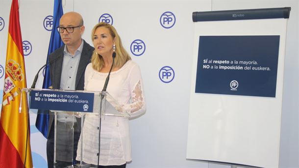 Presentación de la 'caravana lingüística' del PP de Navarra. @PPNavarra