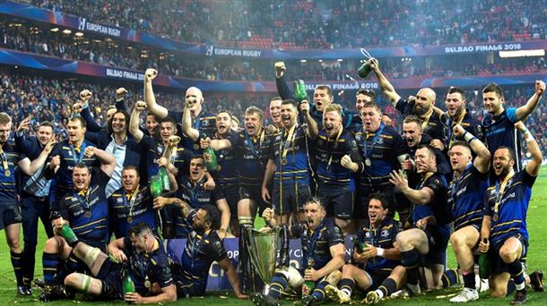 Leinster, bere laugarren Champions Cup ospatzen. Argazkia: EFE.