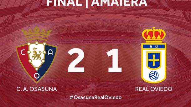 Osasuna-Oviedo (2-1). Foto: @CAOsasuna