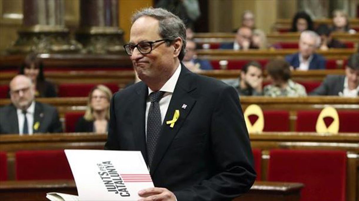Inbestidura saioa Katalunian, Quim Torra presidente izendatzeko