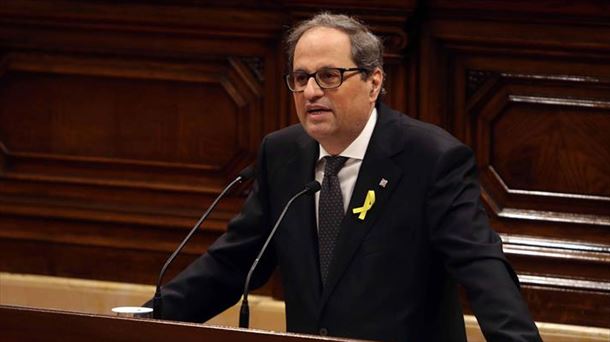 Quim Torra, presidente de la Generalitat. Foto de archivo: EFE