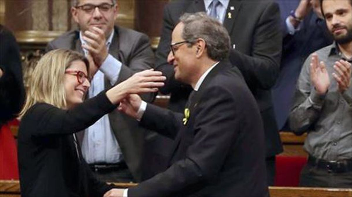Quim Torra, Kataluniako presidentea: Argazkia: EFE
