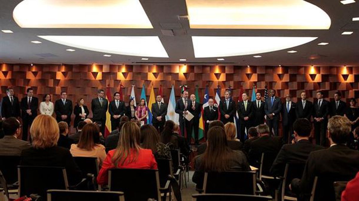 El Grupo de Lima, reunido en Ciudad de México / EFE.