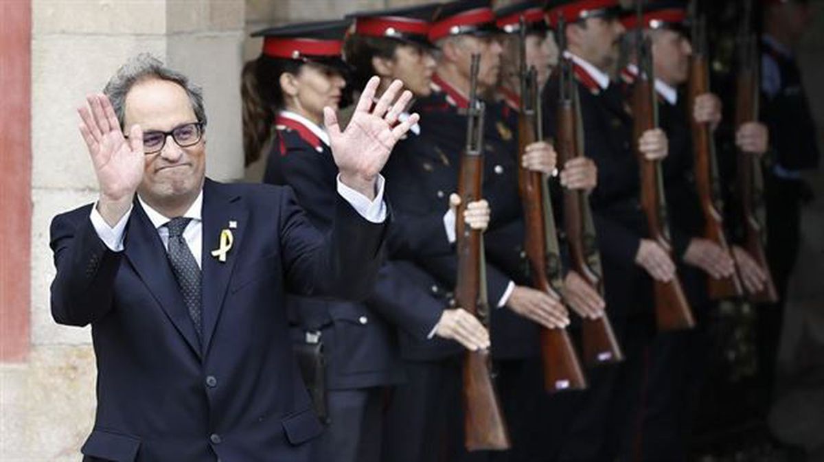 Torra quiere 'restituir' el Govern de Puigdemont y que repitan los consellers