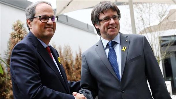 Quim Torra y Carles Puigdemont