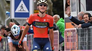 Matej Mohoric, 10. etapako irabazlea. Argazkia: Efe