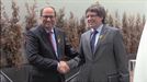 Torra y Puigdemont piden a Rajoy que 'cese' el 155