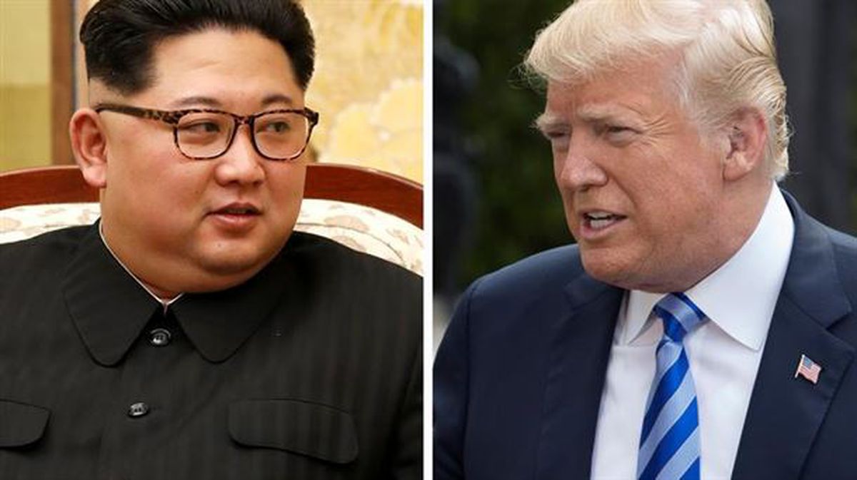 Kim Jong-un y Donald Trump. Foto: EFE