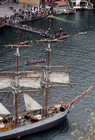 Festival Marítimo de Pasaia. Foto: EFE.