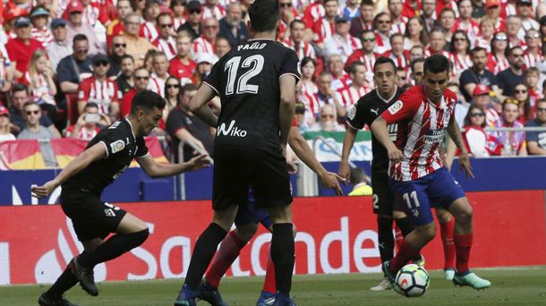 Atlético de Madrid-Eibar (2-2). Foto: EFE