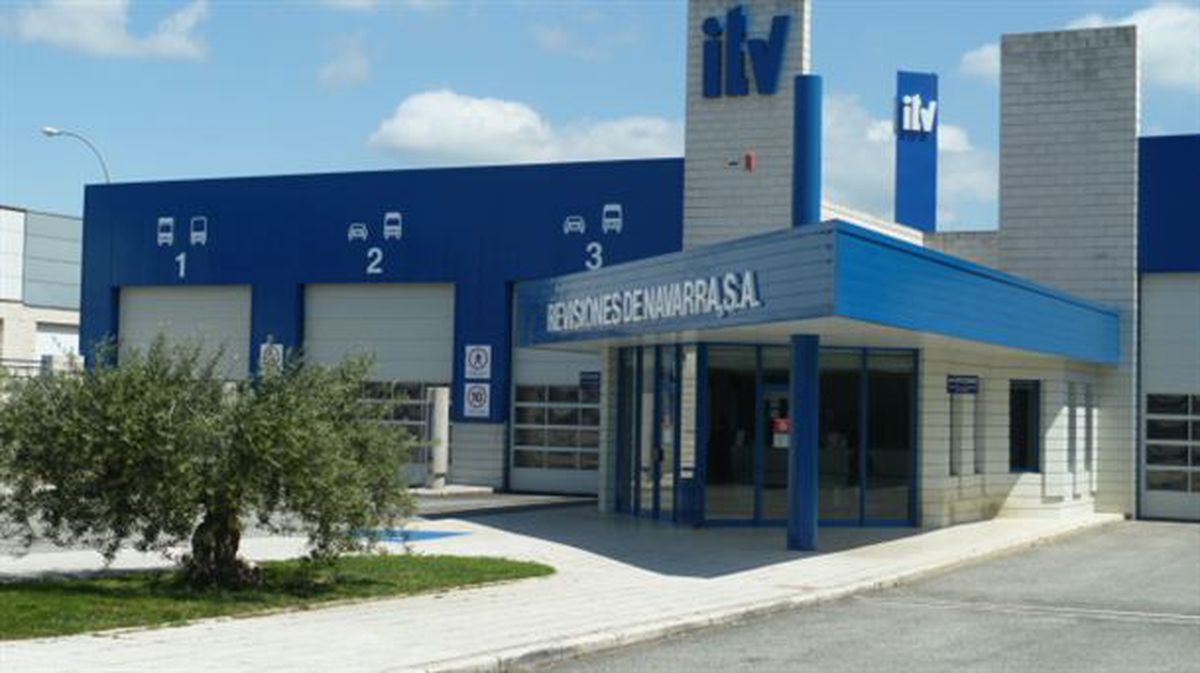 El centro de ITV de Noain (Navarra). Foto tomada de un vídeo de ETB
