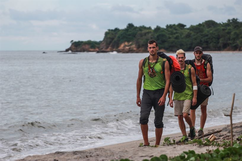 Concursantes de camino al duelo