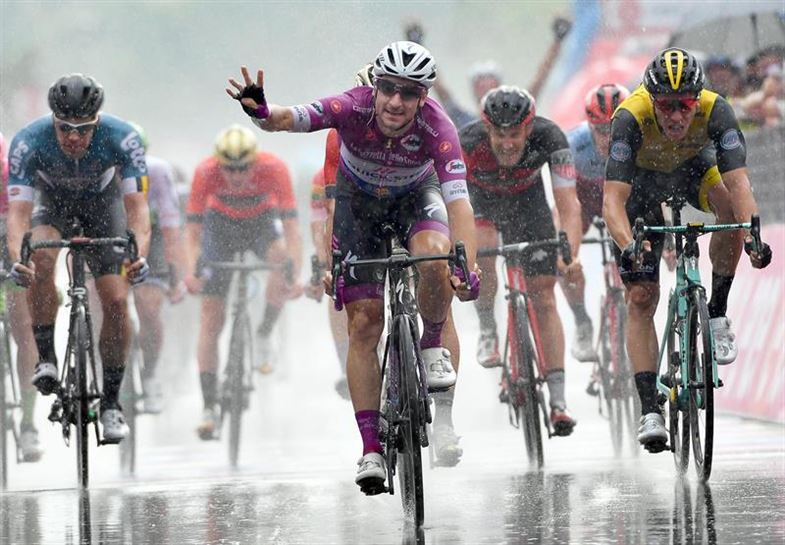 17. etapa. Elia Viviani. Argazkia: Efe.