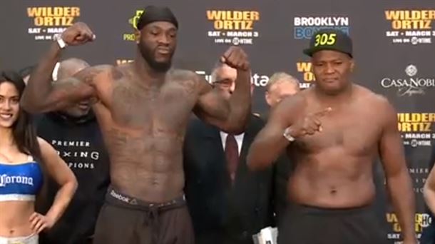 Deontay Wilder eta Luis Ortiz