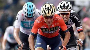 18. etapa. Pozzovivo, Froome eta Dumoulin. Argazkia: Efe.