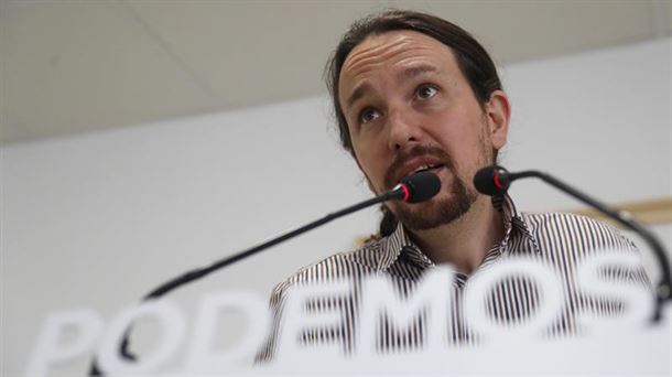 Pablo Iglesias Podemoseko buruzagia. Argazkia: EFE