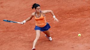 Lara Arruabarrena, eliminada de Roland Garros al perder ante Kvitova