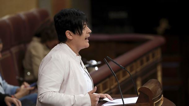 La diputada de EH Bildu en el Congreso, Marian Beitialarrangoitia. Foto de archivo: EFE