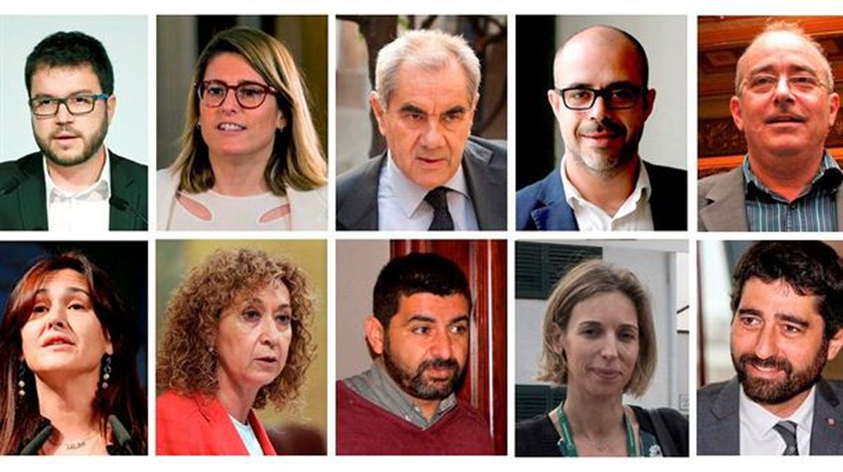 Los nuevos consejeros de la Generalitat de Cataluña. Imagen: EFE