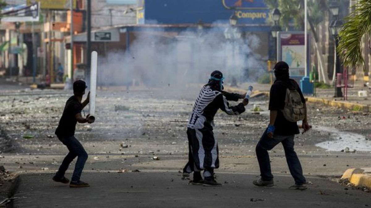 Las protestas se suceden en Nicaragua. Foto: EFE