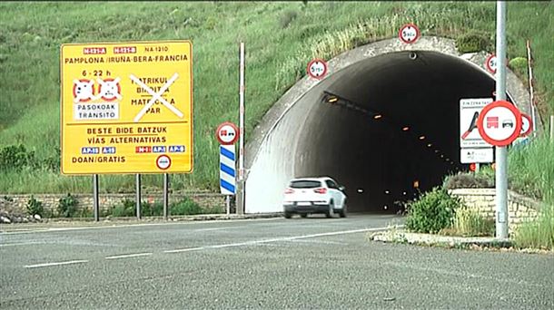 Vuelven a abrirse los túneles de Belate y Almandoz                        