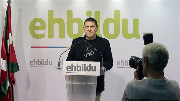 Arnaldo Otegi EH Bilduko koordinatzaile nagusia. Artxiboko argazkia: EFE