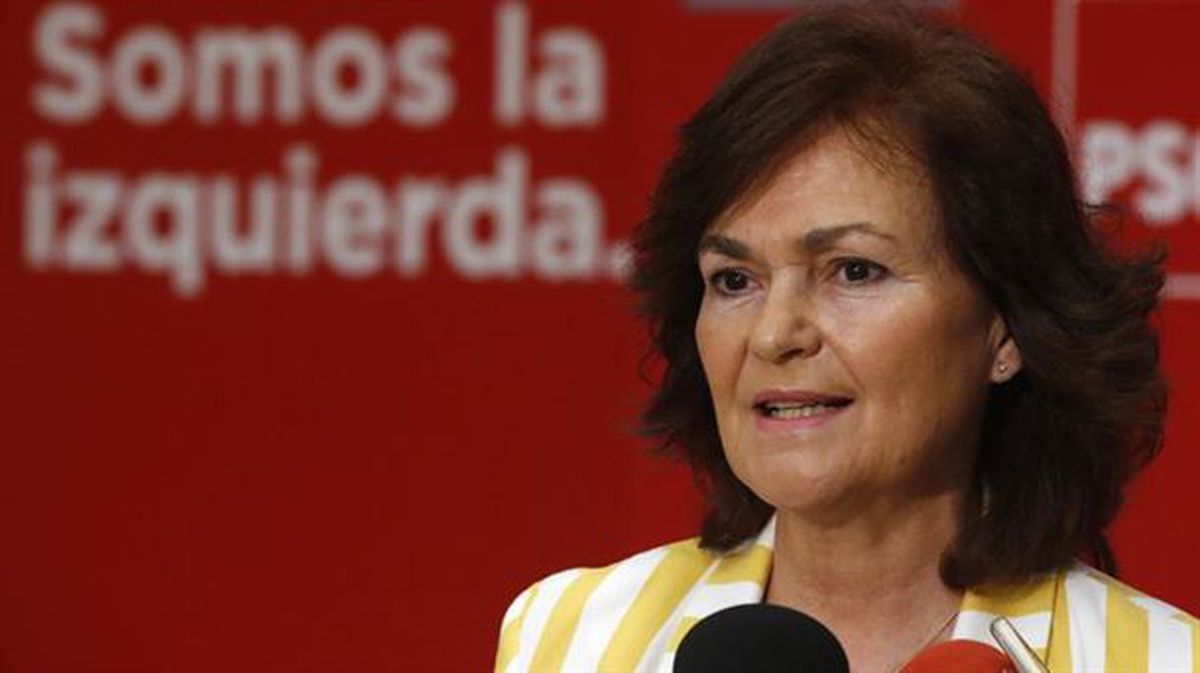 Carmen Calvo, vicepresidenta y ministra de Igualdad