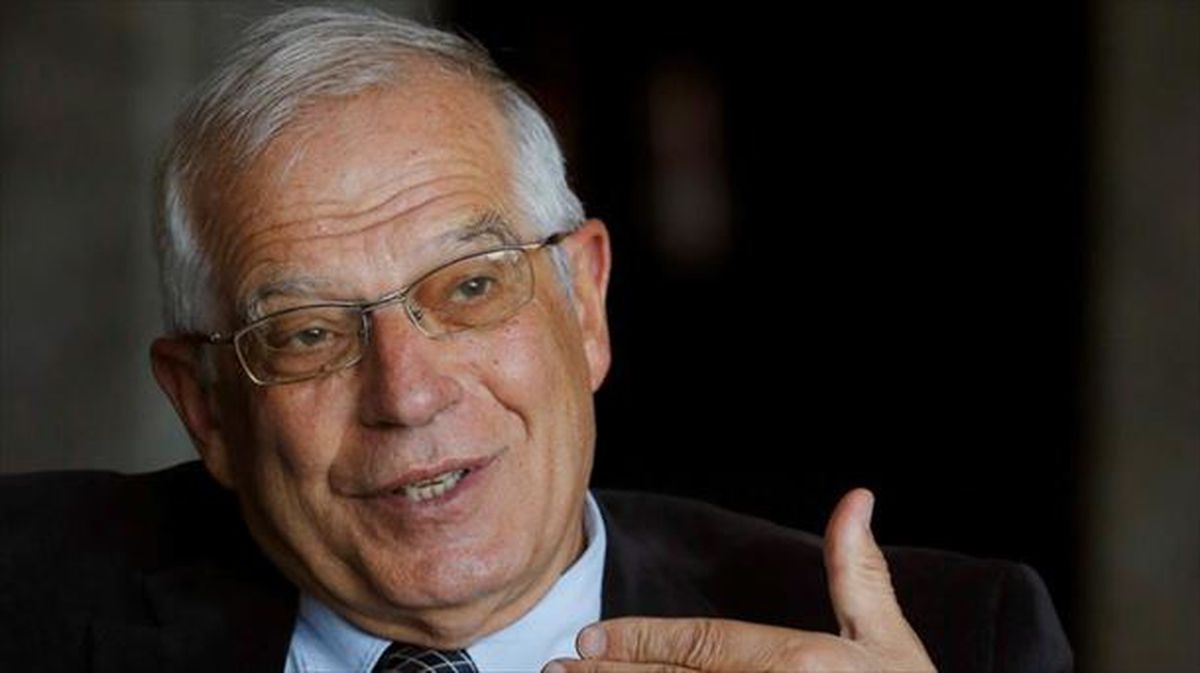 Josep Borrell Espainiako kanpo arazoetako ministroa. Artxiboko irudia: EFE