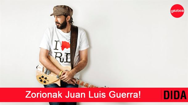 Zorionak Juan Luis Guerra! Ospatzeko, playlista!