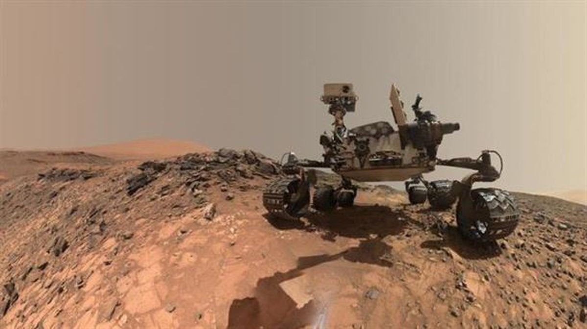 Curiosity robot esploratzailea Marten. Argazkia: EFE