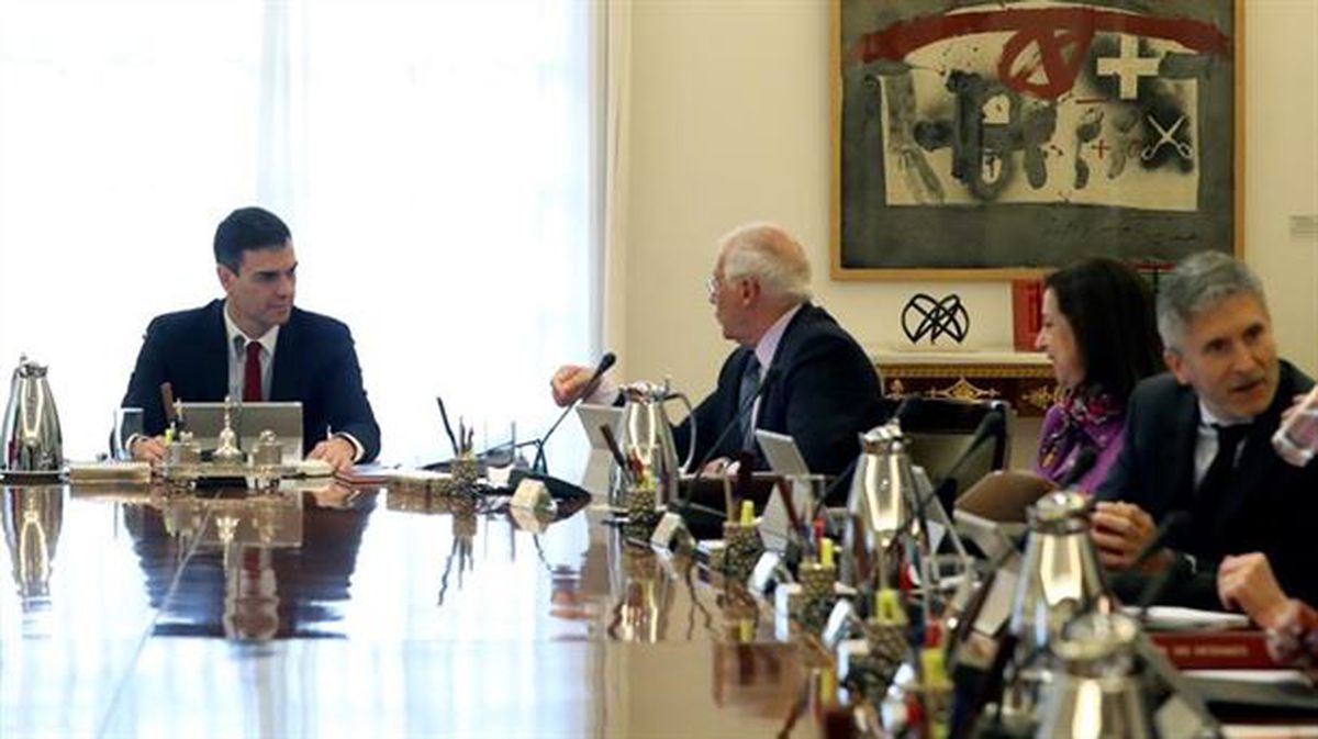 El Consejo de Ministros, con Sánchez a a cabeza 