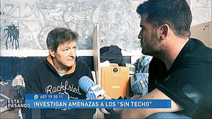 Las personas que duermen en el frontón de Rekalde (Bilbao), amenazadas