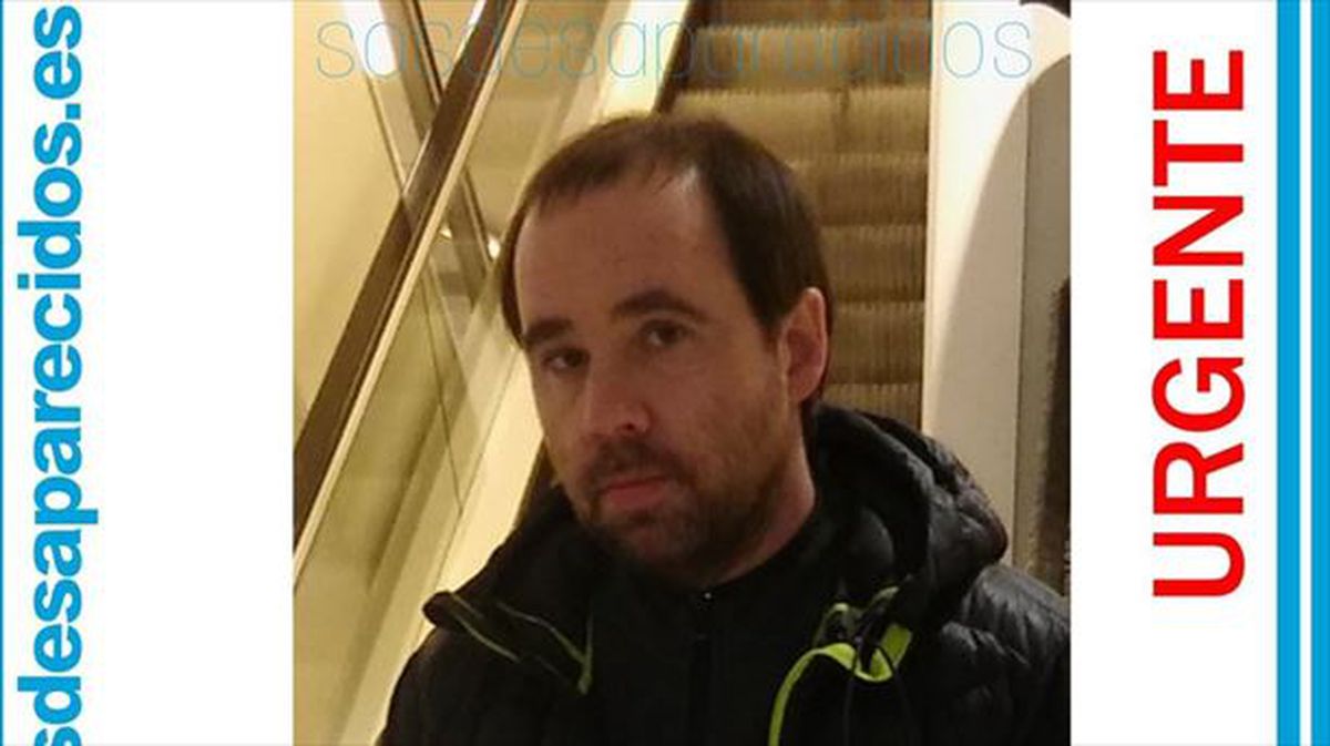 Pablo Ibáñez, vecino de Vitoria de 42 años de edad, desaparecido. Imagen: @sosdesaparecido