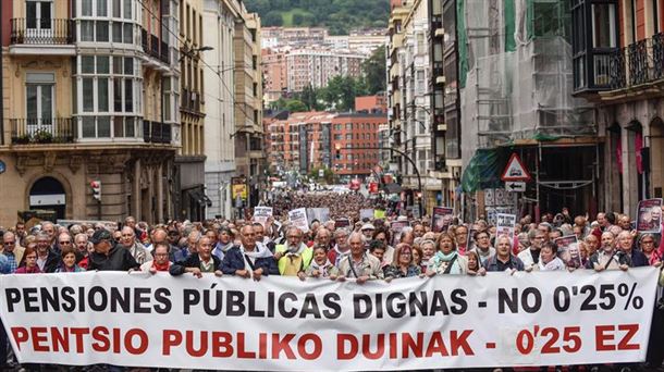 Manifestazioa Bilbon. Artxiboko argazkia: EFE