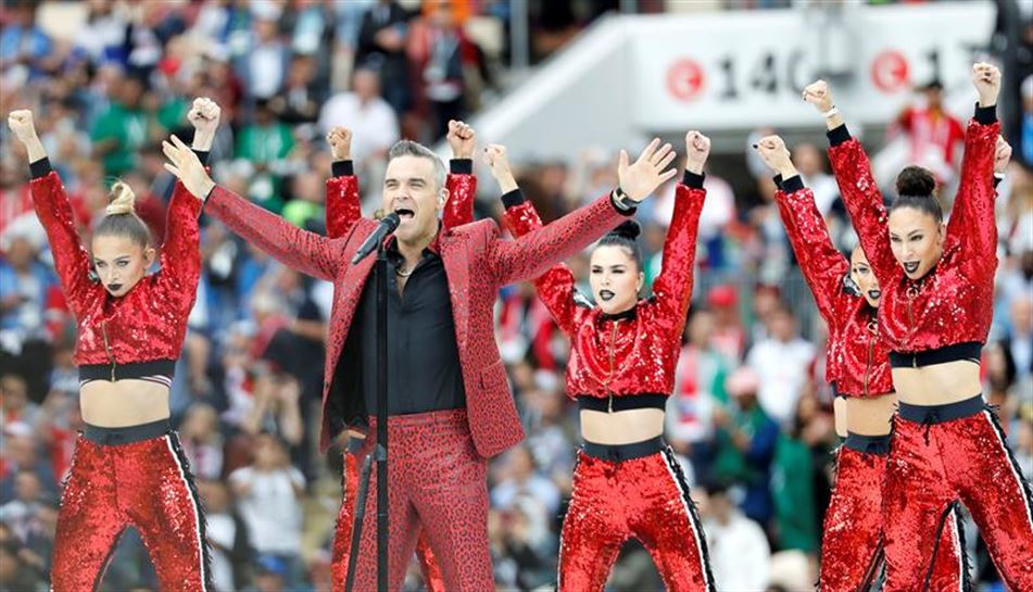 2018ko Errusiako Mundialeko inaugurazio ekitaldia. Argazkia: EFE