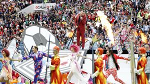 2018ko Errusiako Mundialeko inaugurazio ekitaldia. Argazkia: EFE