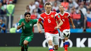 Errusia vs Saudi Arabia partida. Denis Cheryshev. Argazkia: EFE