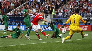 Errusia vs Saudi Arabia partida. Denis Cheryshev. Argazkia: EFE
