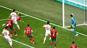 Maroko vs Iran. Argazkia: EFE