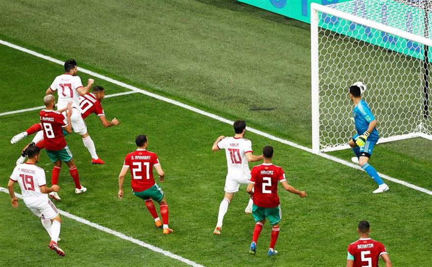 Maroko vs Iran. Argazkia: EFE