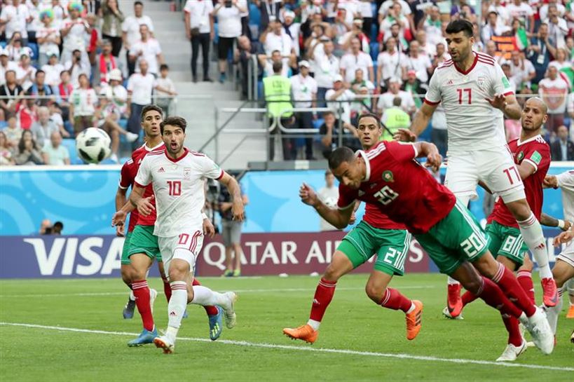 Maroko vs Iran. Argazkia: EFE