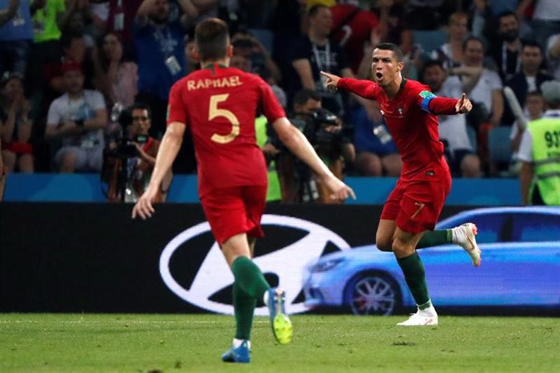 Portugal vs Espainia. Cristiano Ronaldo. EFE