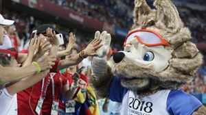 Mundialek maskota: Zabivaka. Argazkia: EFE 