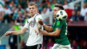 Mexikok Alemaniari irabazi dio (0-1). Argazkia: EFE