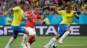 Brasilek bana (1-1) berdindu du Suitzarekin. Argazkia: EFE