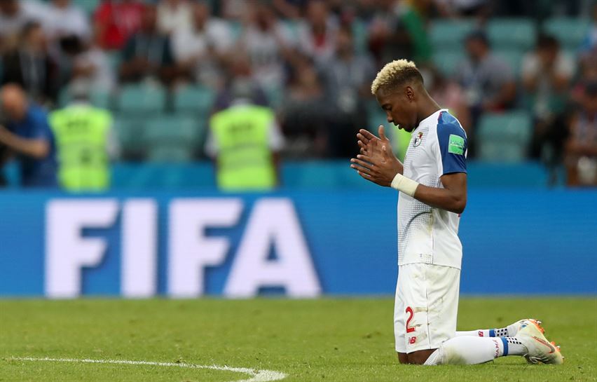 Michael Murillo,  Panamako jokalaria. Argazkia: EFE