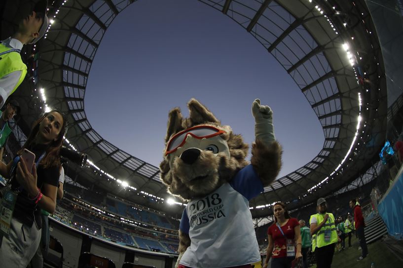 Zabikava, Munduko Txapelketako maskota. Argazkia: EFE