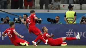 Tunisia-Ingalaterra (1-2). Harry Kane, bbere slekezioko izarra. Argazkia: EFE